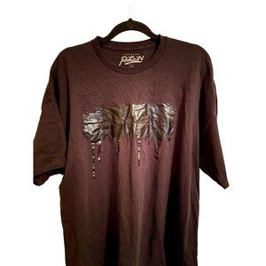 POPULAR POISON SAVAGE TEE SIZE‎ 2XL BLACK GRAPHIC TEE
